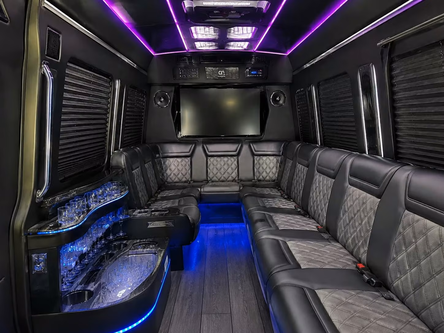 bus rental options for north charleston trips