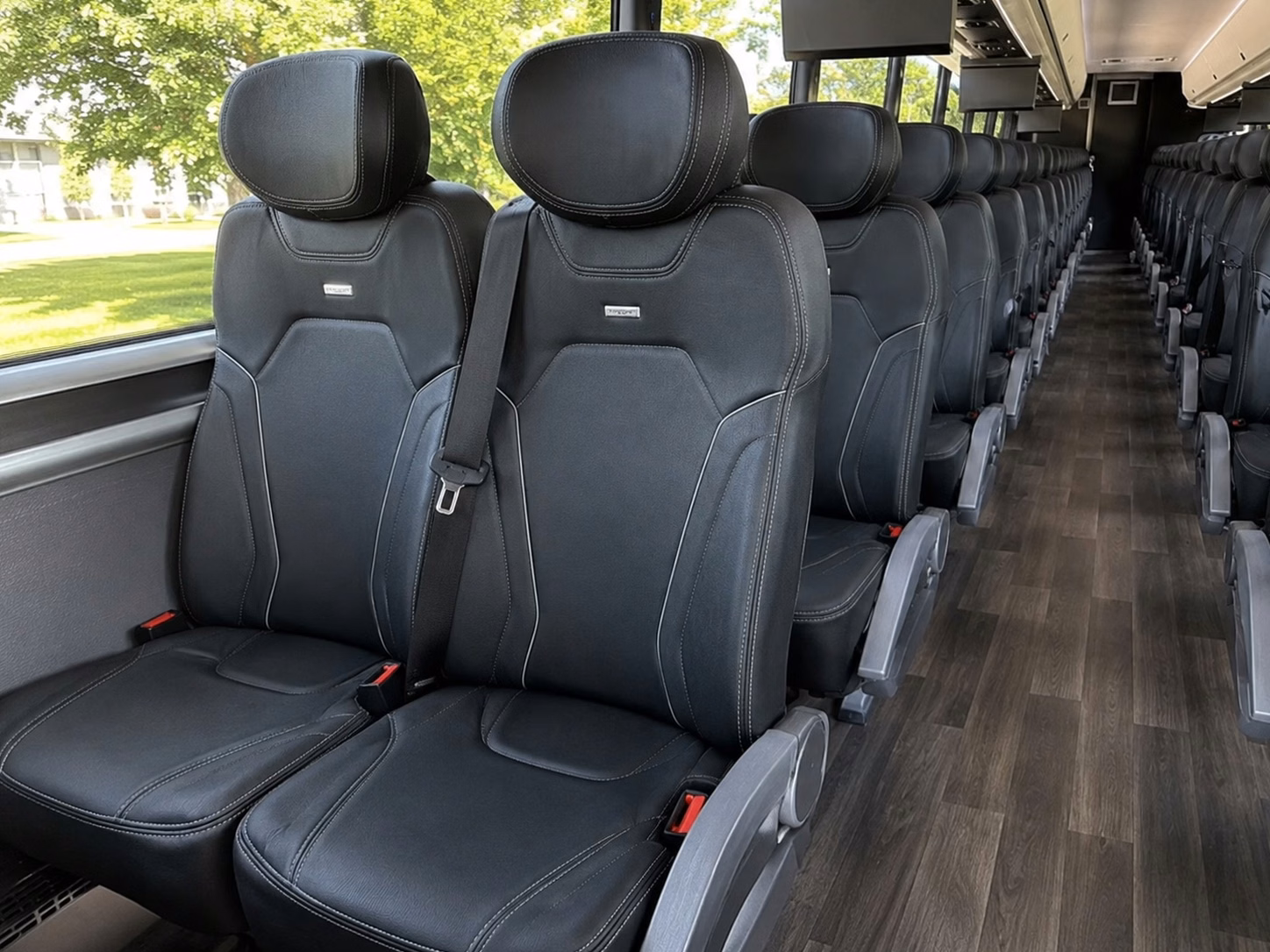 north charleston charter bus inside