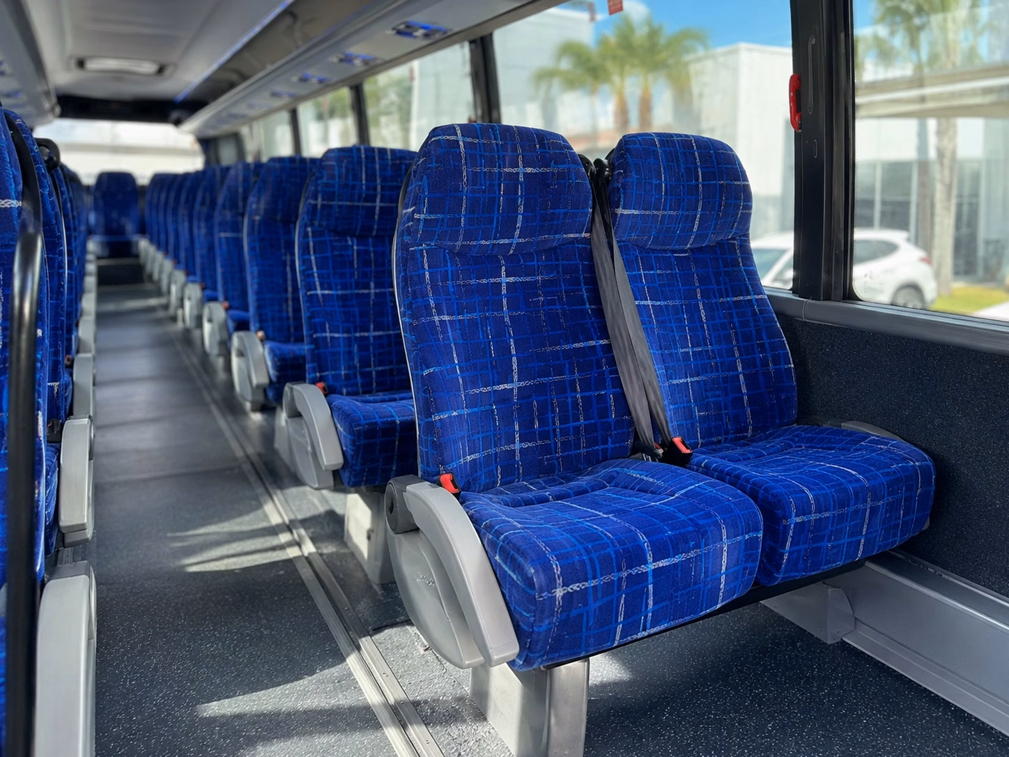 north charleston charter bus rental interior